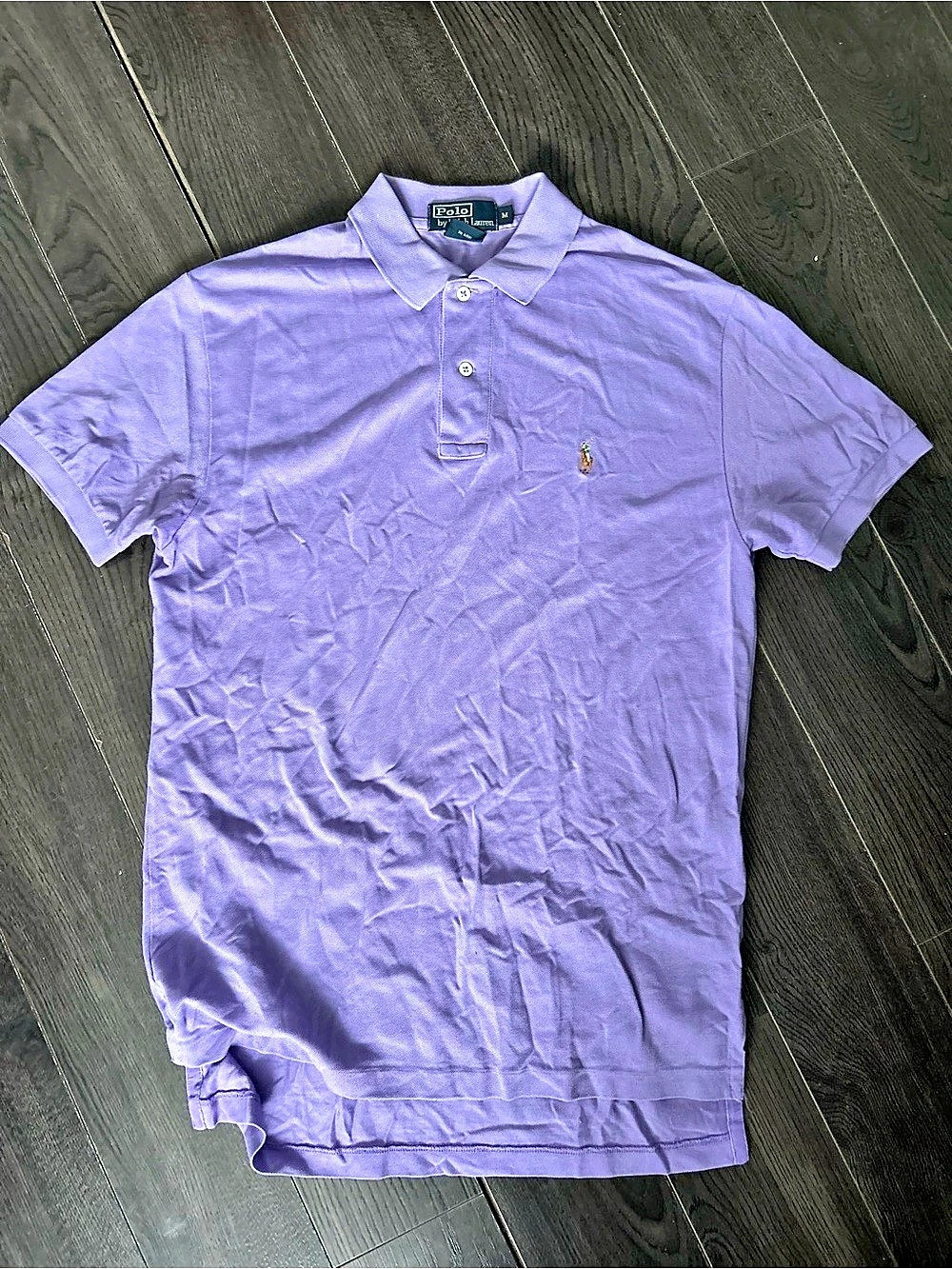 Polo by Ralph Lauren Classic Fit Pima Cotton Polo Shirt Purple Pima Cotton Polo